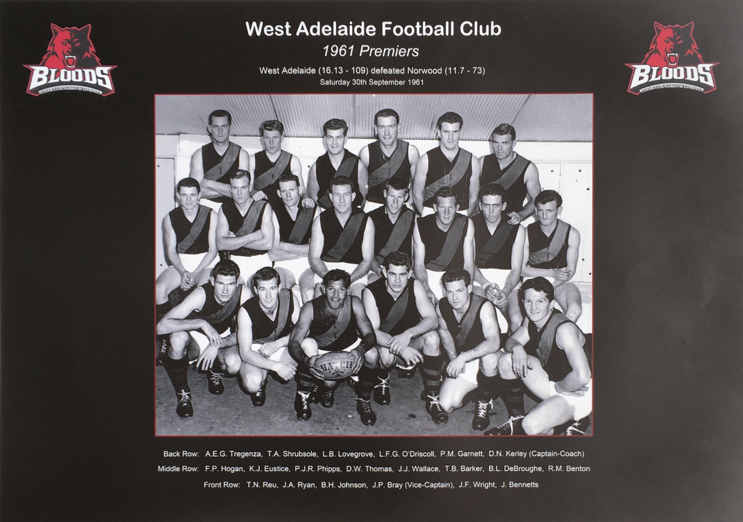 mi Footy Flashback 1961 Sanfl Grand Final West Adelaide Football Club