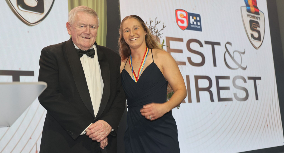 Nikki Nield wins 2024 SANFLW Best and Fairest SANFL