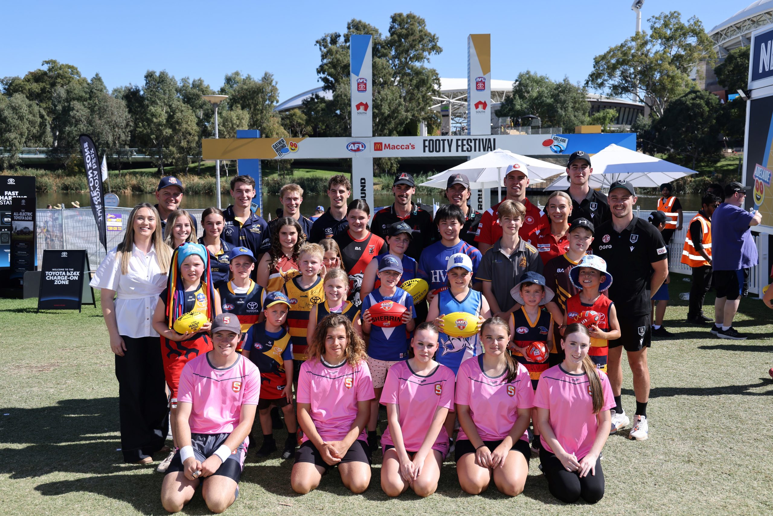 SANFL Juniors 2025 season launches during SA’s Festival of Footy SANFL