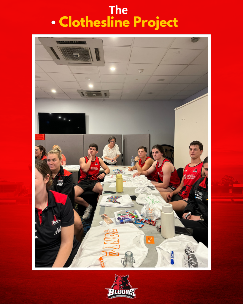 The Clothesline Project x West Adelaide Football Club West Adelaide