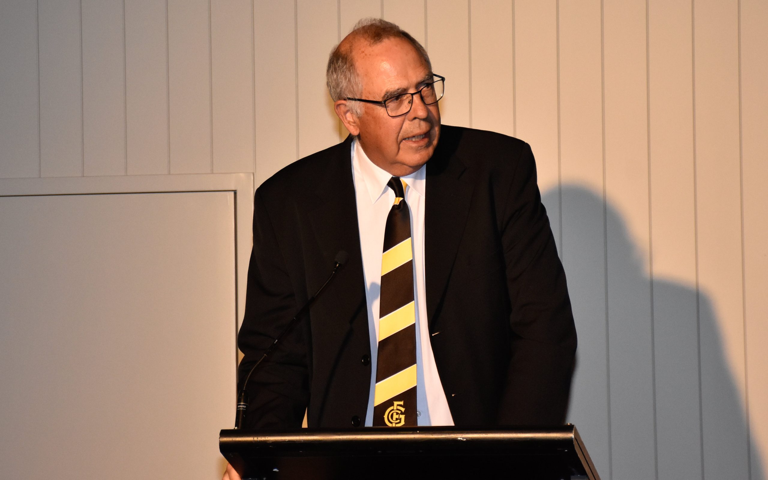 Peter Carey steps down as Club President Glenelg Football Club