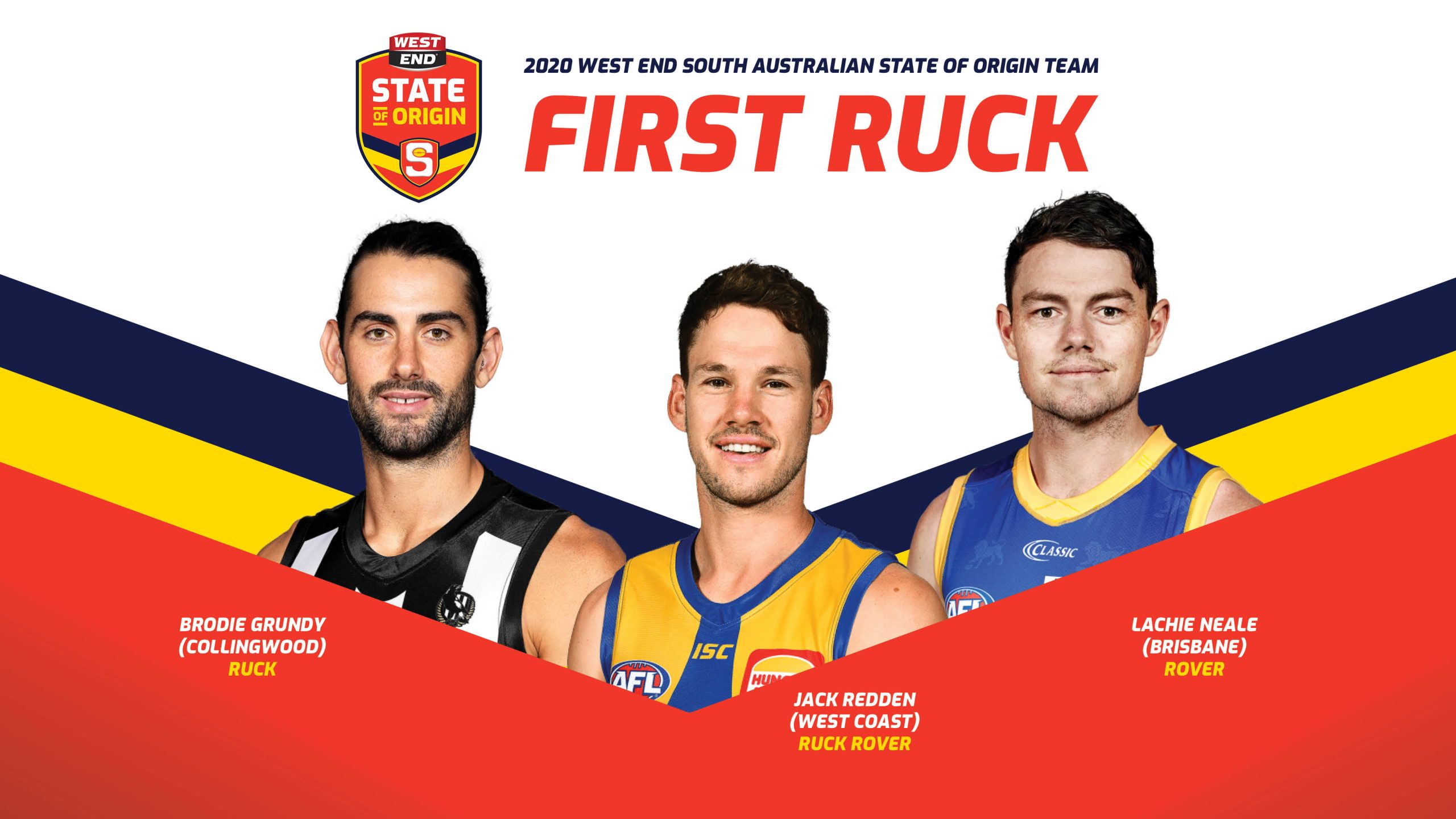 2020 West End State of Origin Team First Ruck SANFL