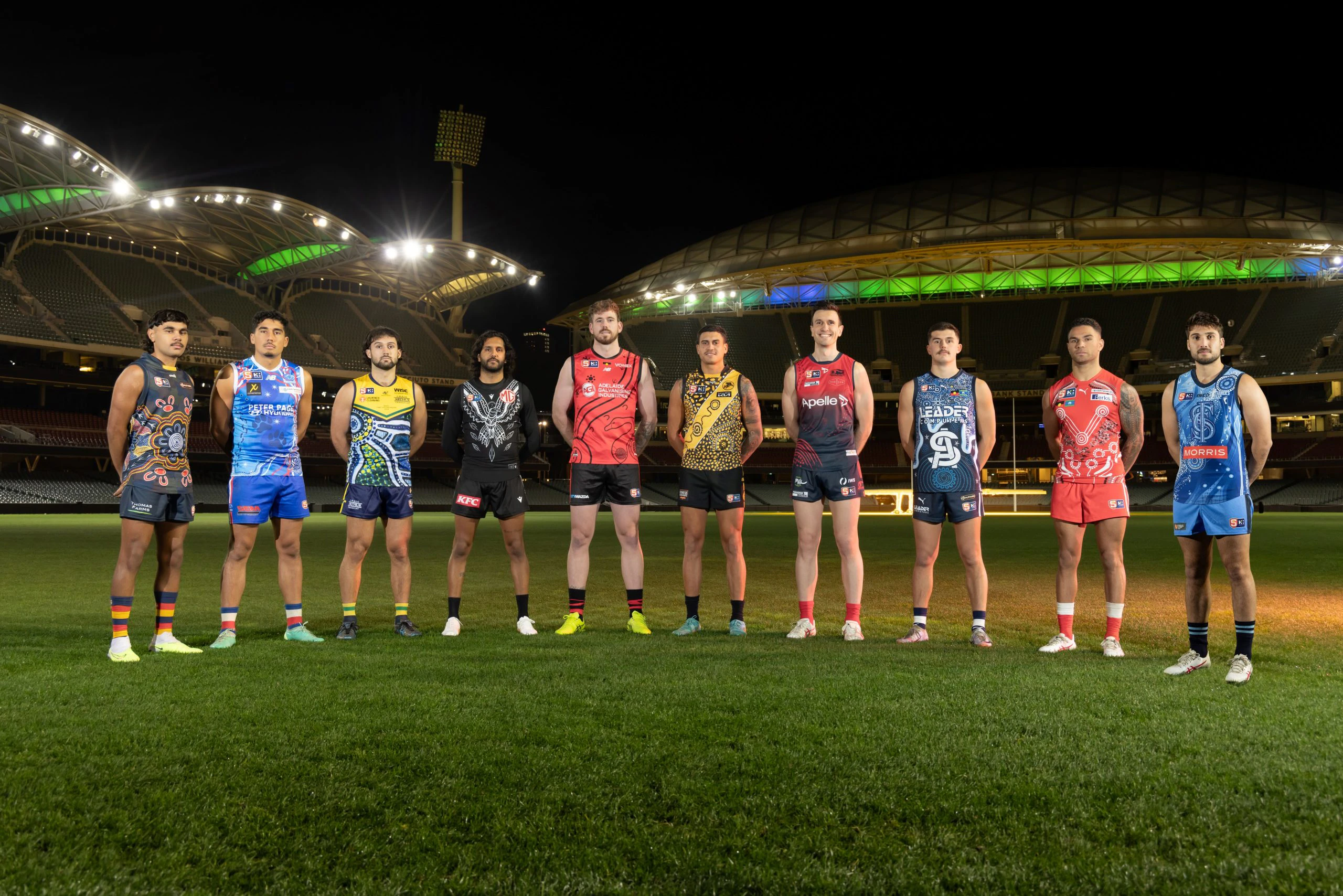 First Nation Runners 2023 First Nations Round Guernsey Designs - SANFL