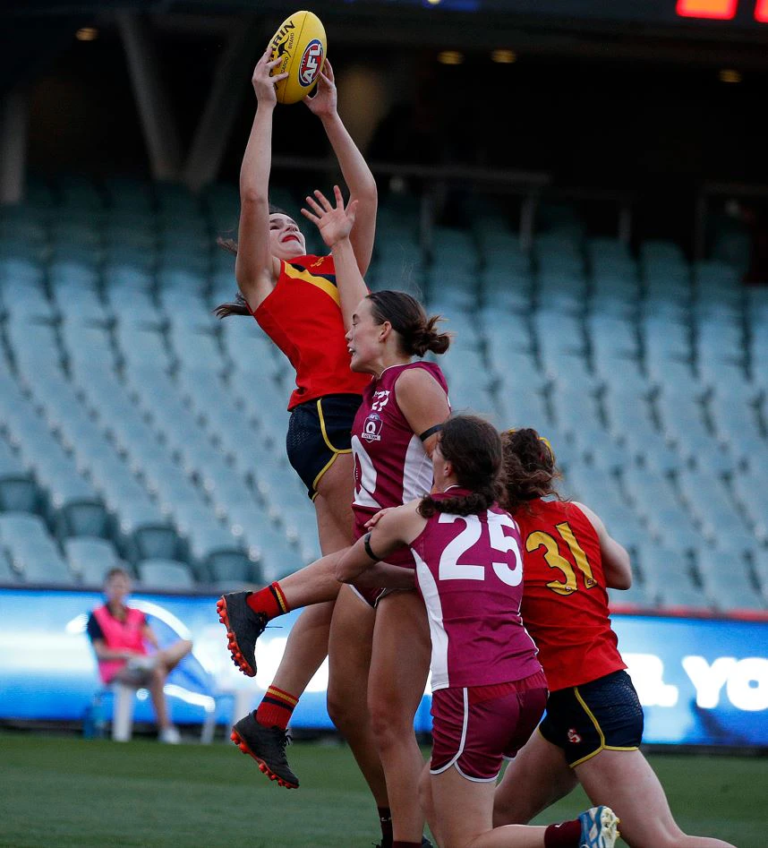 India Rasheed Hmgt Undefeated SA U18 Girls eclipse Queensland - SANFL