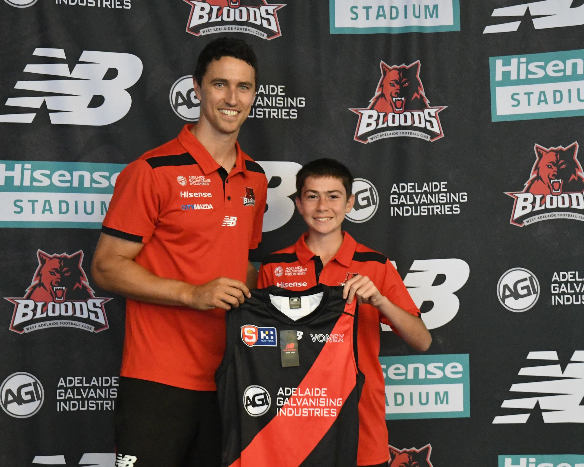 Luke Modra U14 Season Launch - West Adelaide Football Club