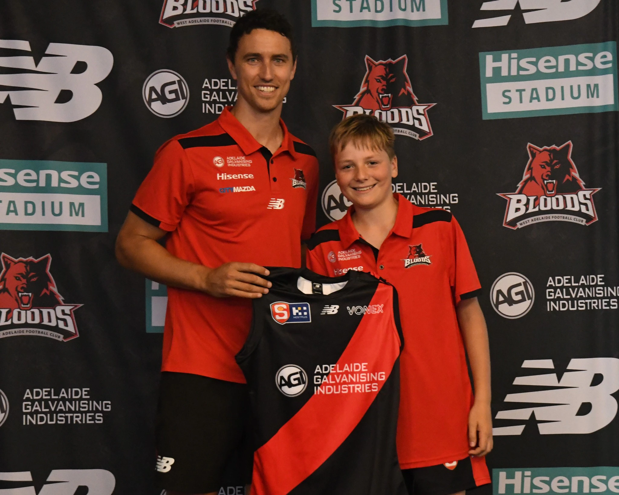 Luke Modra U14 Season Launch - West Adelaide Football Club