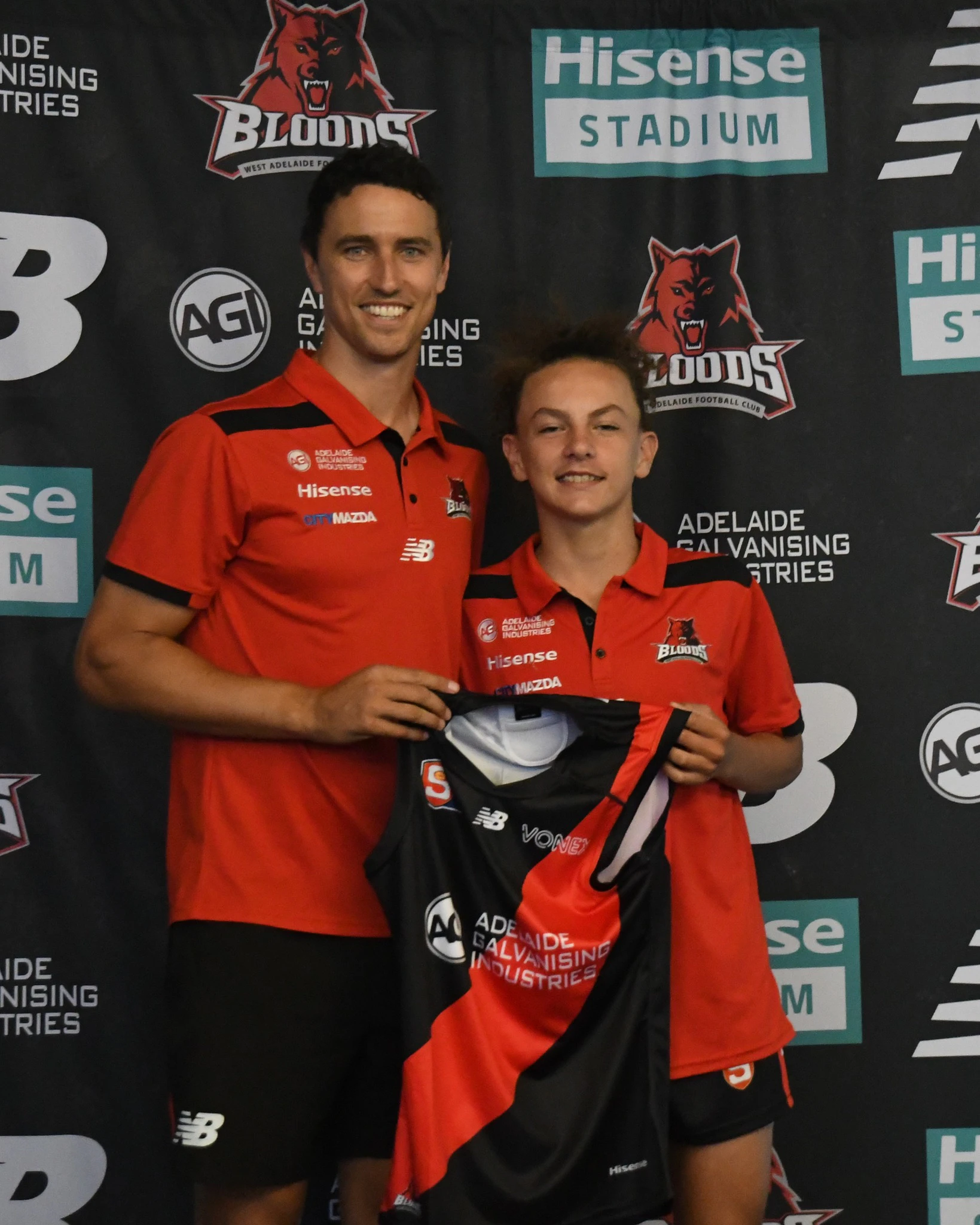 Luke Modra U14 Season Launch - West Adelaide Football Club