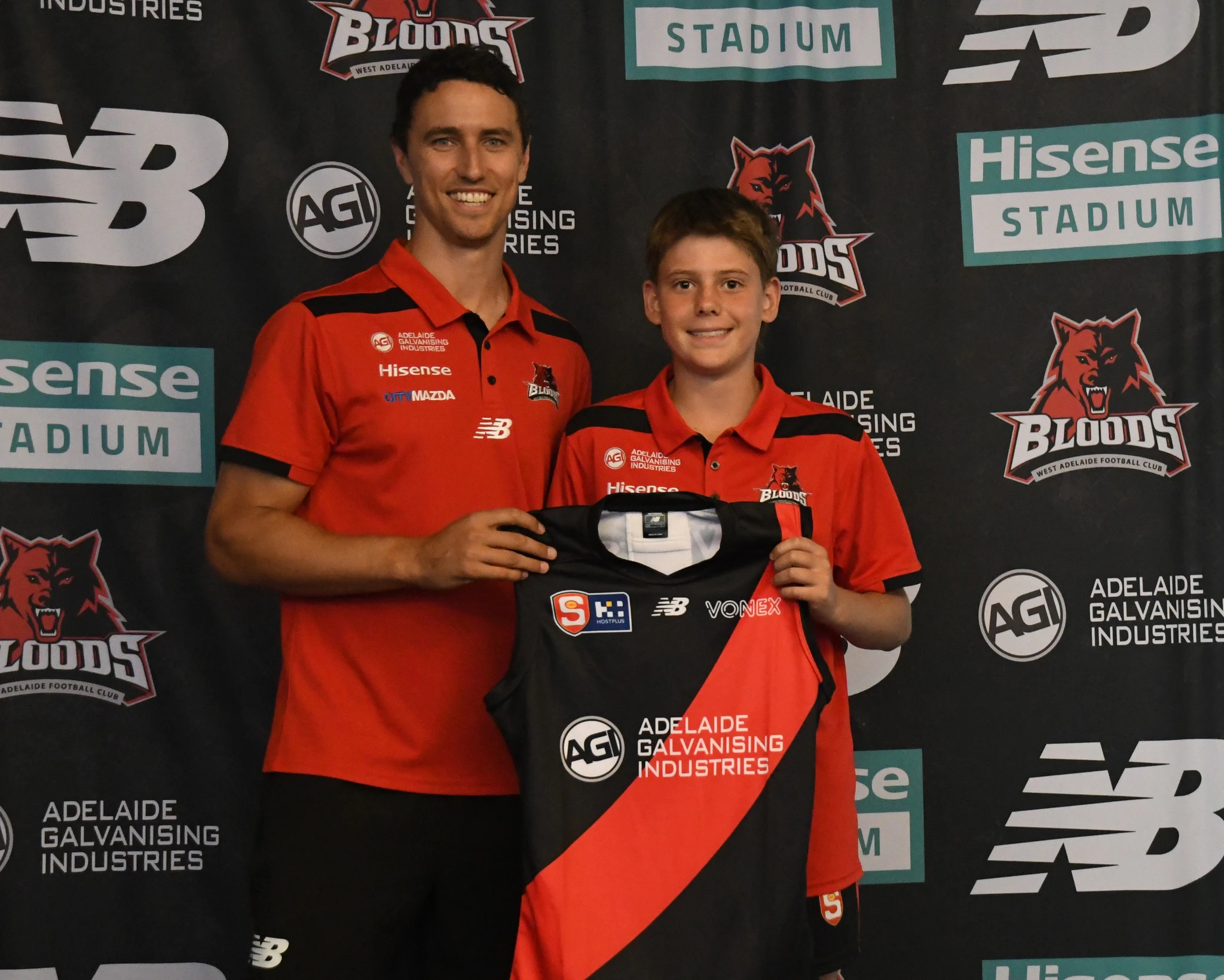 Luke Modra U14 Season Launch - West Adelaide Football Club