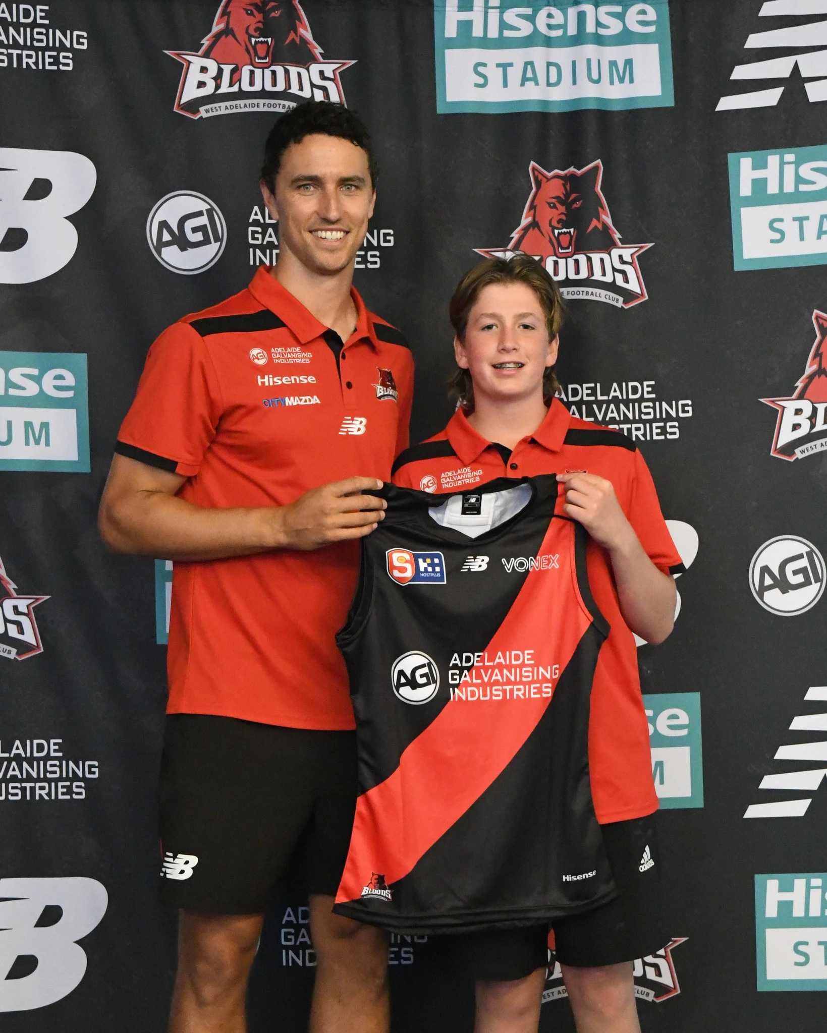 Luke Modra U14 Season Launch - West Adelaide Football Club