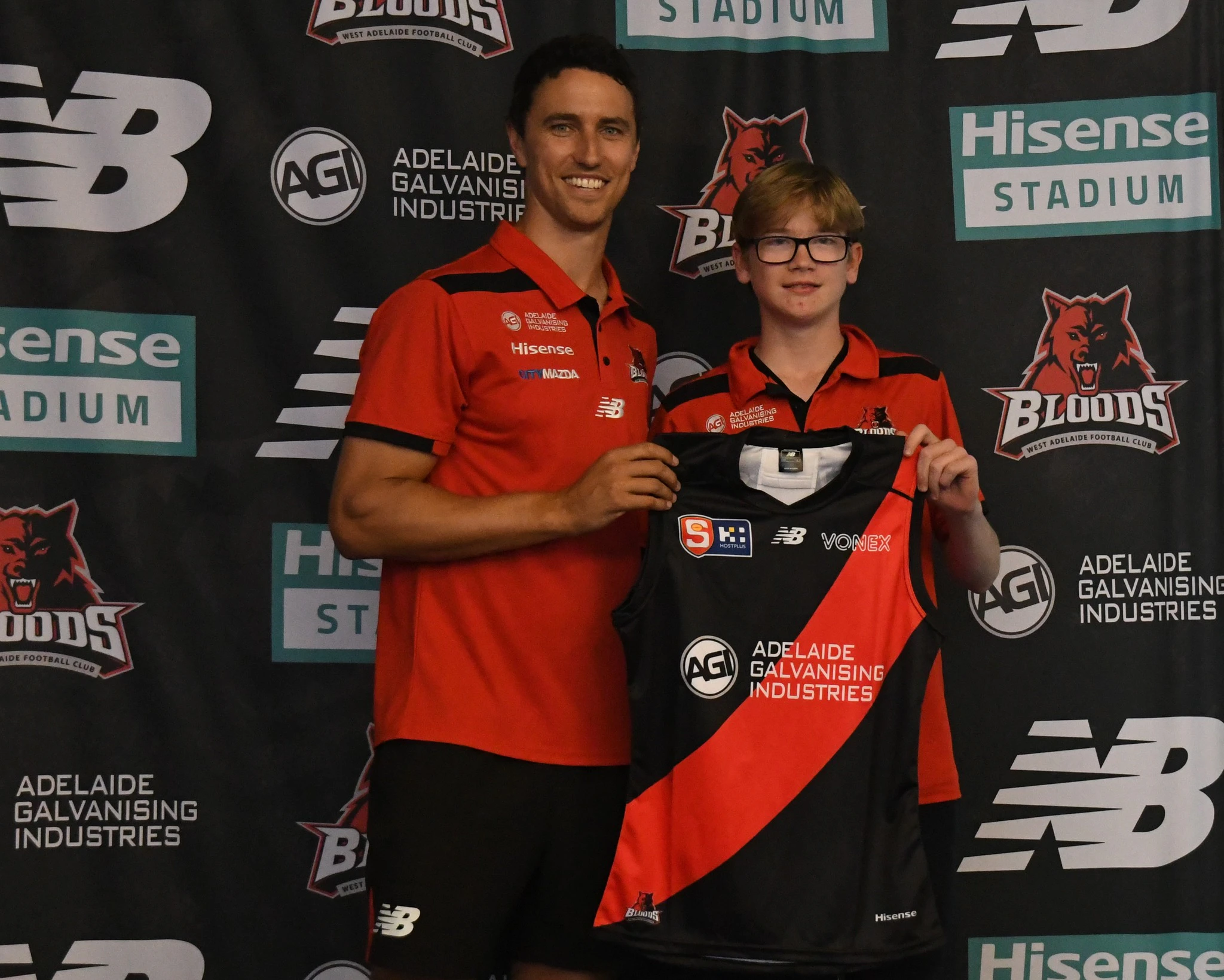 Luke Modra U14 Season Launch - West Adelaide Football Club