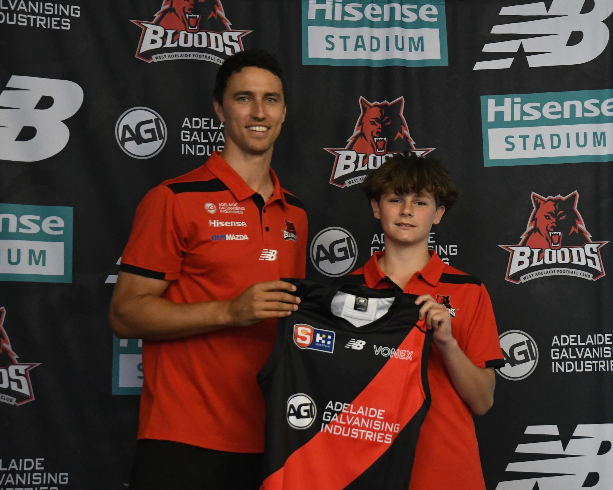 Luke Modra U14 Season Launch - West Adelaide Football Club