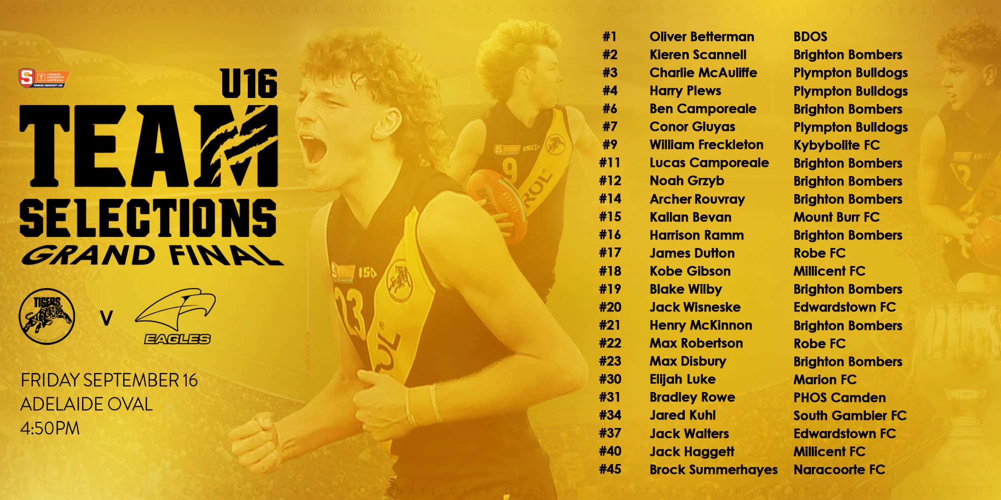 U18 U16 Grand Final Team Selections Glenelg Football Club u18-u16-grand-final-team-selections-glenelg-football-club