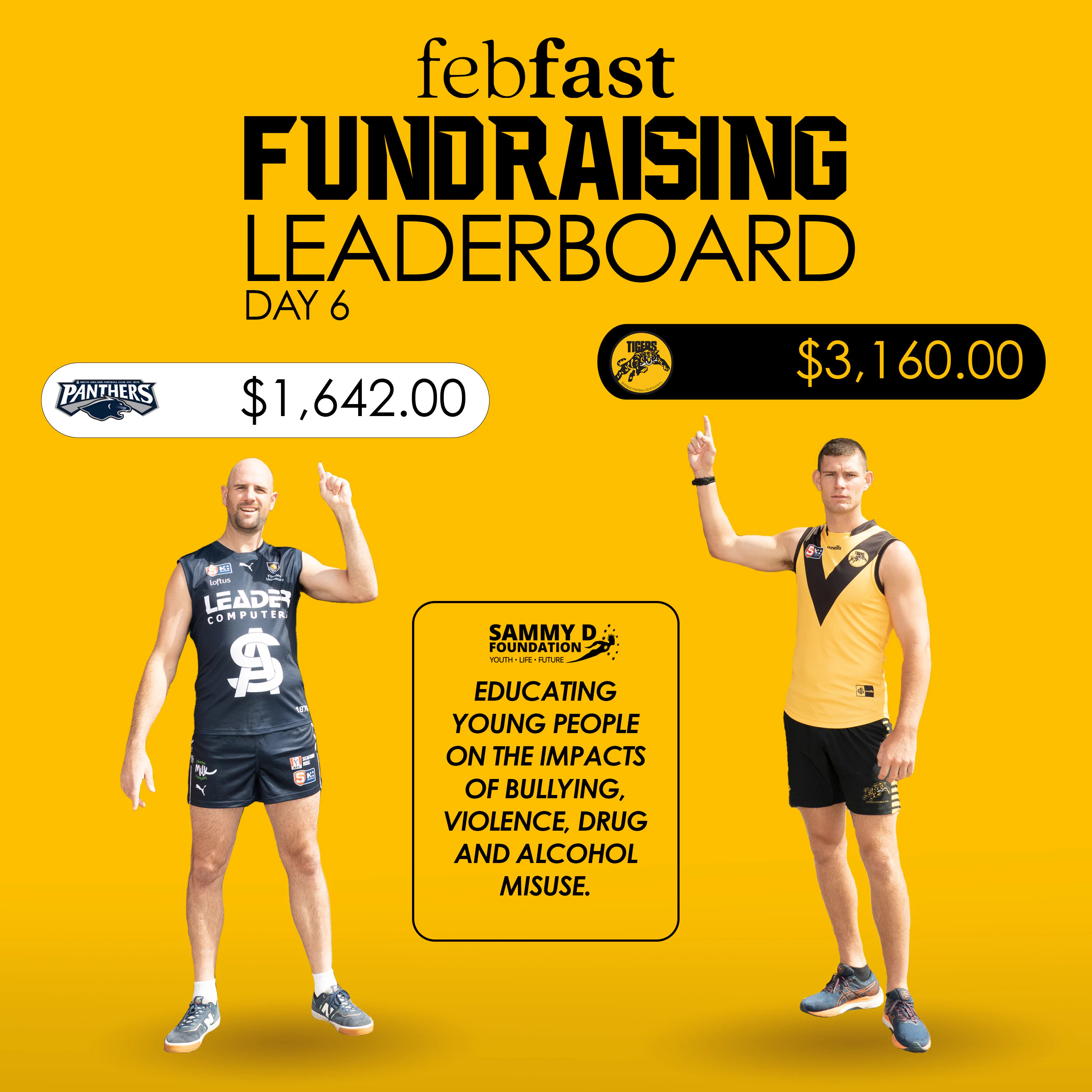 Febfast FebFast Challenge | GFC x SAFC - Glenelg Football Club